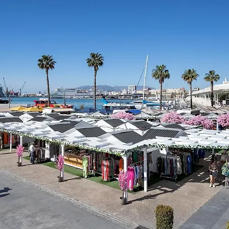 Estudio Malagueta, Muelle Uno Views Málaga Exterior foto